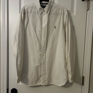 Polo Ralph Lauren Men's Off-White Button-Down Shirt